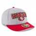 Men's San Francisco 49ers New Era Heather Gray/Scarlet 2018 NFL Draft Official On-Stage Low Profile 59FIFTY Fitted Hat 2979294